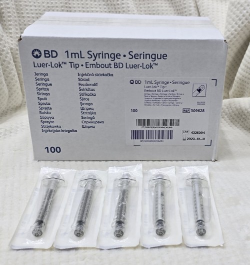 BD 1ml Syringe .  Seringue ( 1 cc 주사기 )