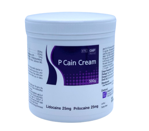 P-Cain 500grams (lidocaine and prilocaine)